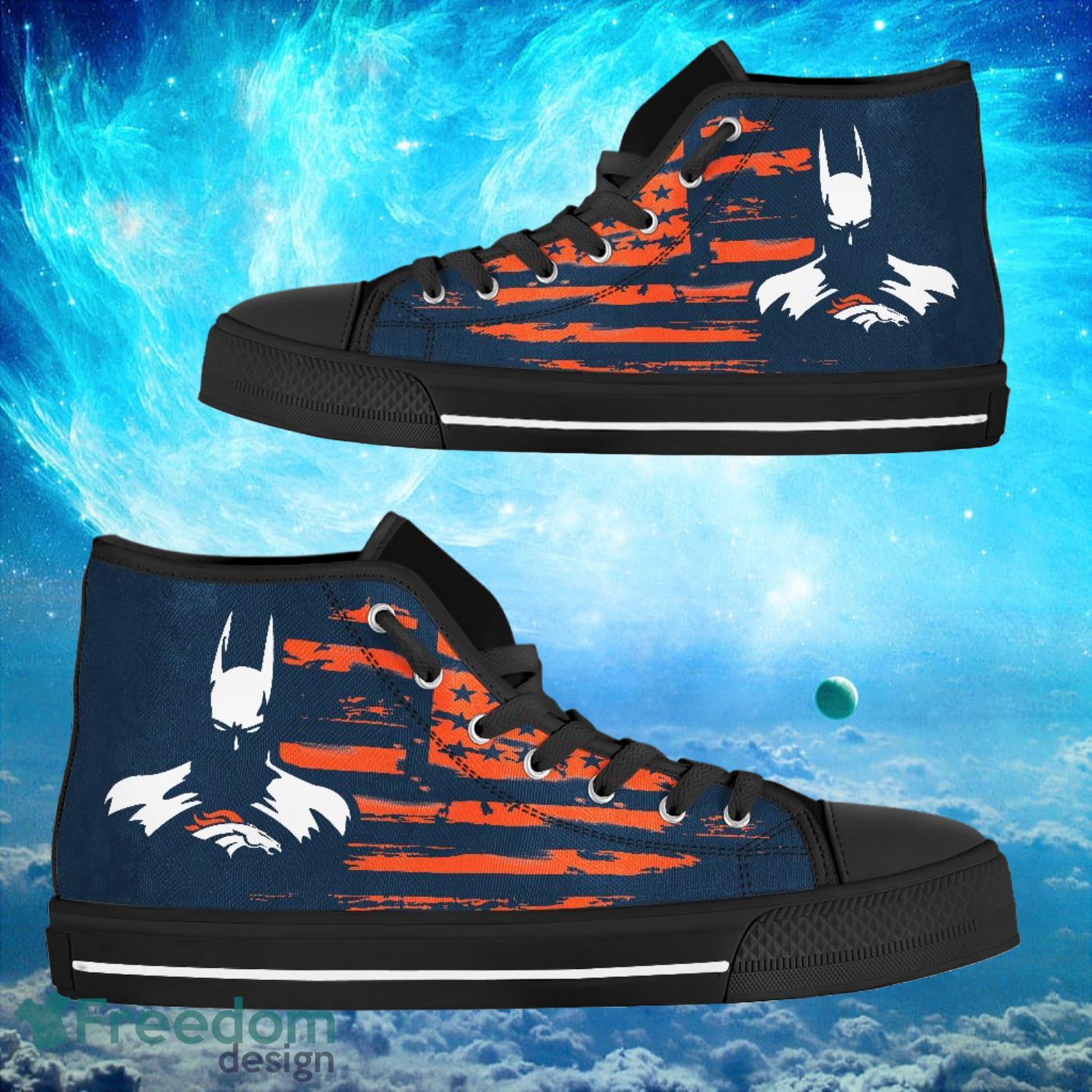 JWFancy Denver Broncos High Top Canvas Sneakers Shoes For Men And Women