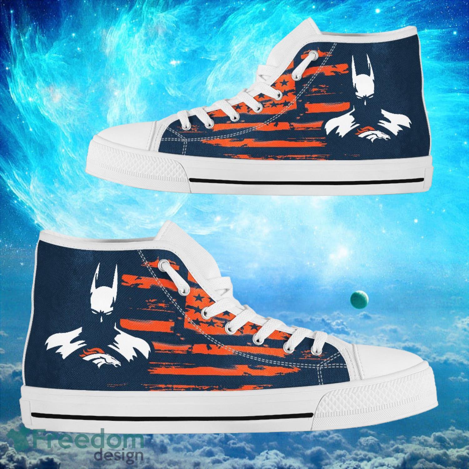 JWFancy Denver Broncos High Top Canvas Sneakers Shoes For Men And Women