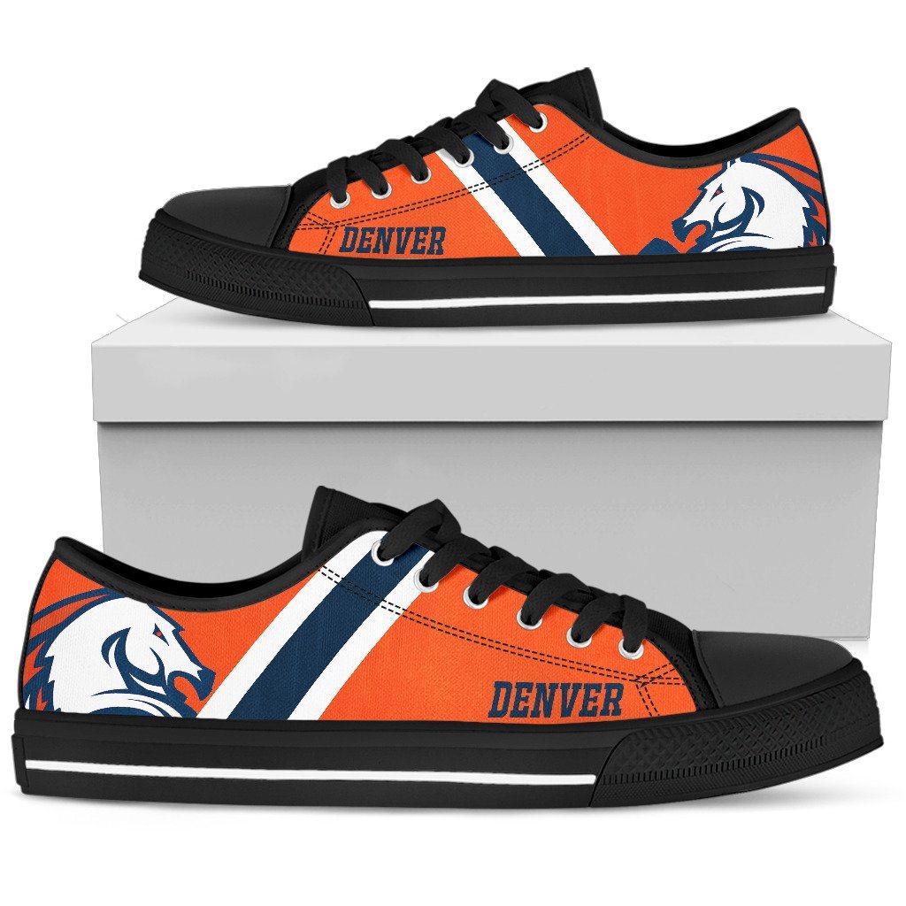 JWFancy Denver Broncos Low Top Canvas Sneakers Shoes For Men And Women