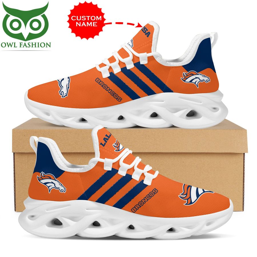 JWFancy Denver Broncos Max Soul Shoes Sneakers For Men And Women
