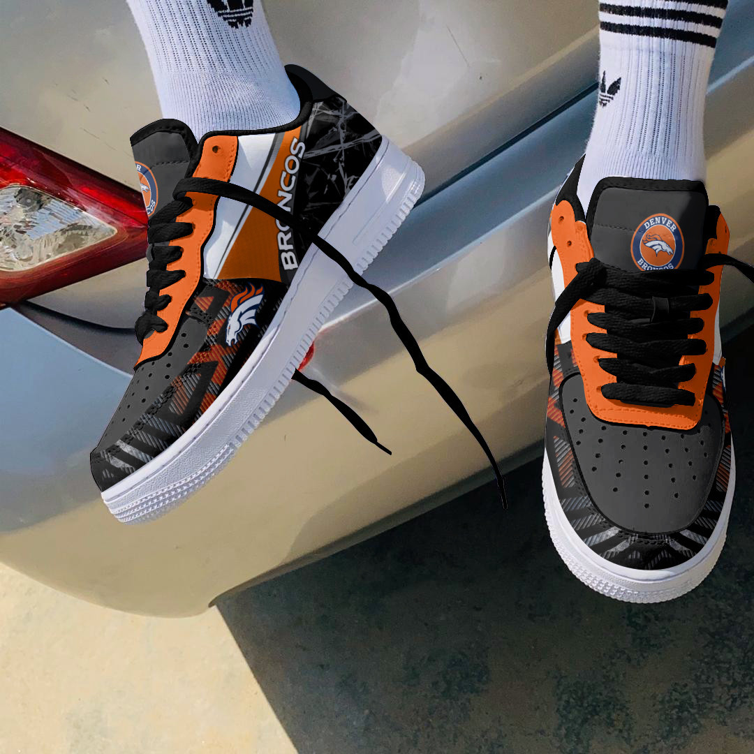 JWFancy Denver Broncos NFL Air Low-Top Sneakers Shoes For Men And Women