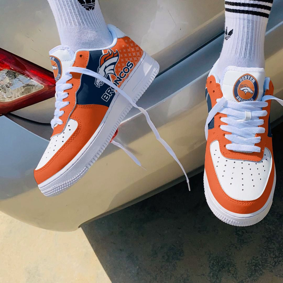 JWFancy Denver Broncos NFL Air Low-Top Sneakers Shoes For Men And Women