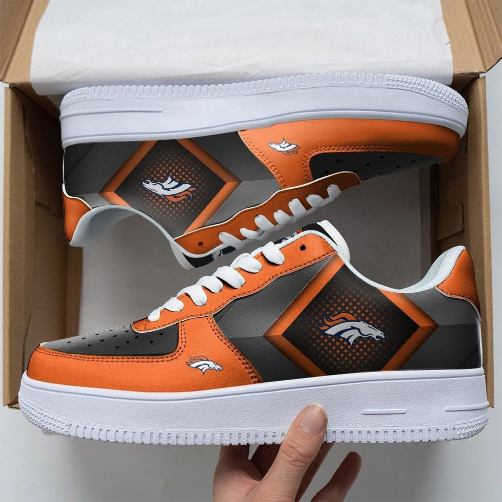 JWFancy Denver Broncos NFL Air Low-Top Sneakers Shoes For Men And Women