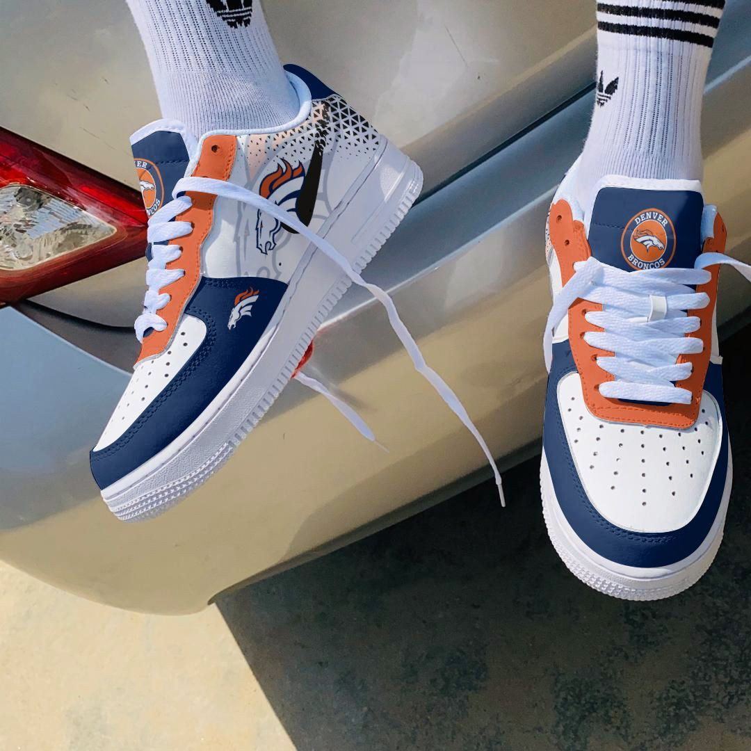 JWFancy Denver Broncos NFL Air Low-Top Sneakers Shoes For Men And Women