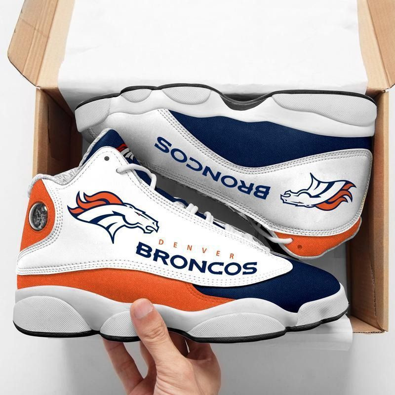 JWFancy Denver Broncos NFL AJ13 Sneakers Shoes For Men And Women