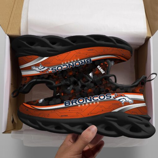 JWFancy Denver Broncos NFL Max Soul Shoes Sneakers For Men And Women