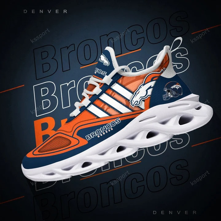 JWFancy Denver Broncos NFL Max Soul Shoes Sneakers For Men And Women