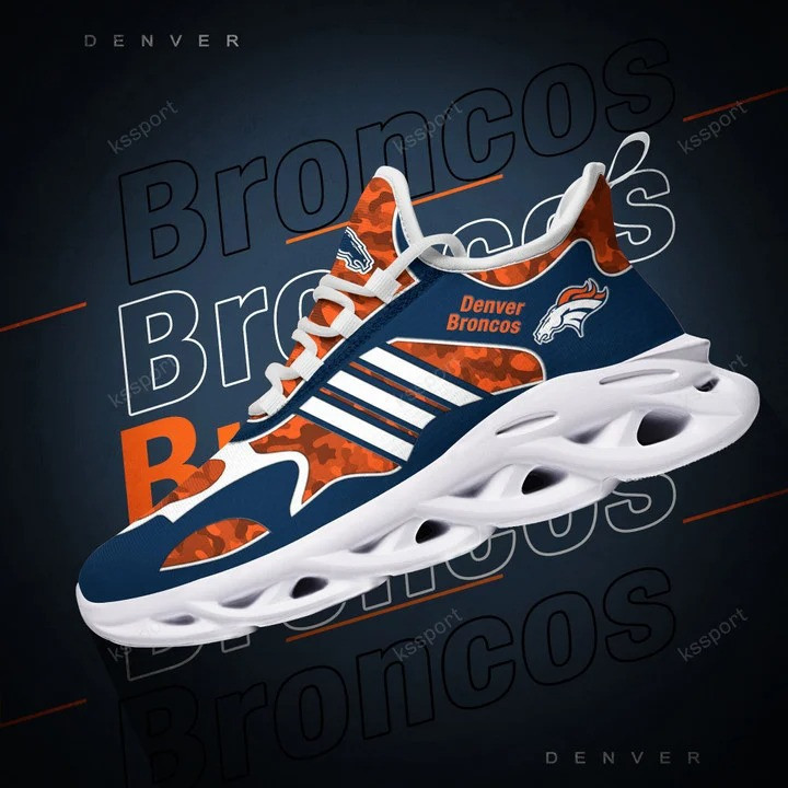 JWFancy Denver Broncos NFL Max Soul Shoes Sneakers For Men And Women