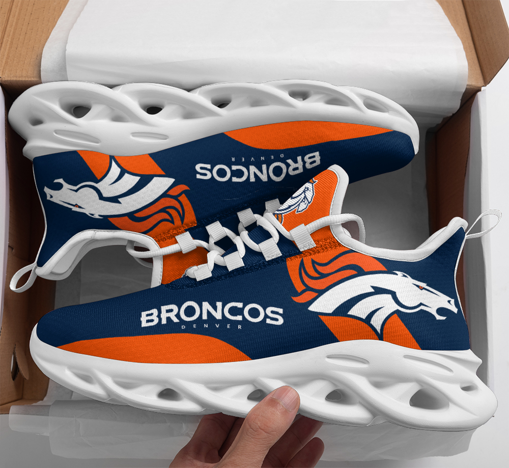 JWFancy Denver Broncos NFL Max Soul Shoes Sneakers For Men And Women