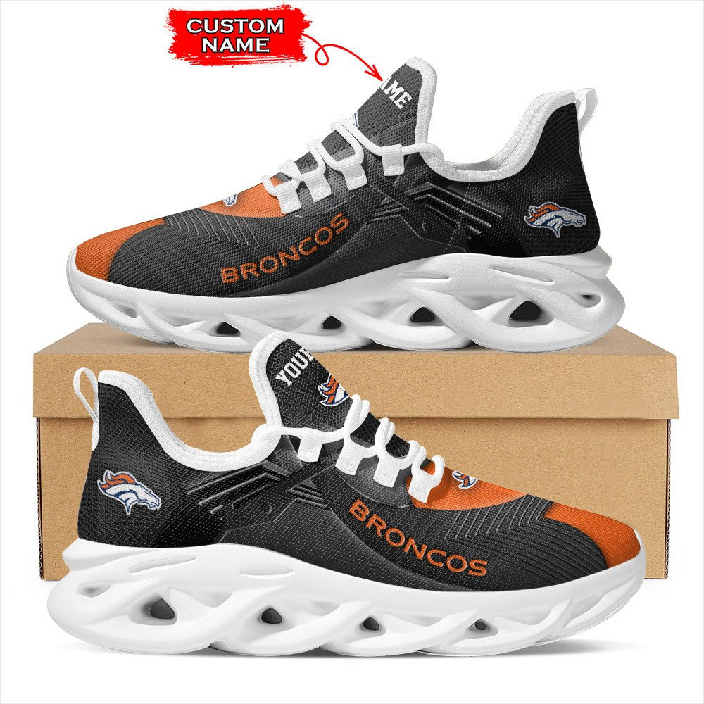 JWFancy Denver Broncos NFL Max Soul Shoes Sneakers For Men And Women