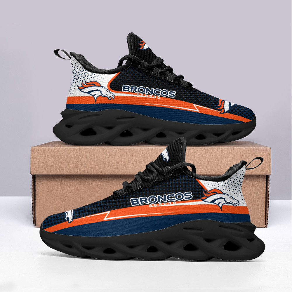 JWFancy Denver Broncos NFL Max Soul Shoes Sneakers For Men And Women