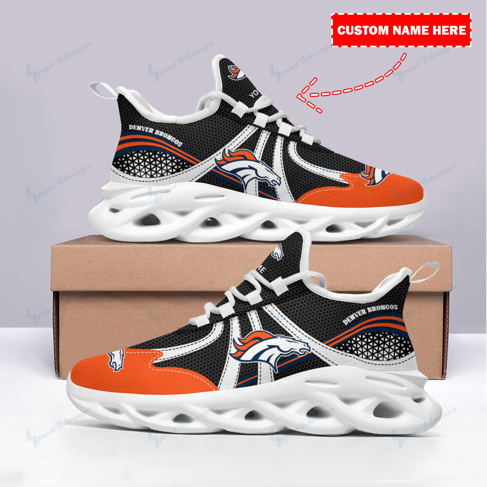 JWFancy Denver Broncos NFL Max Soul Shoes Sneakers For Men And Women