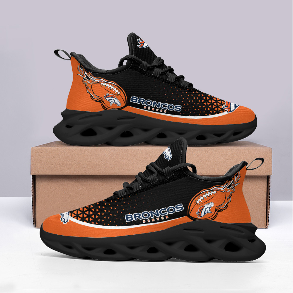 JWFancy Denver Broncos NFL Max Soul Shoes Sneakers For Men And Women