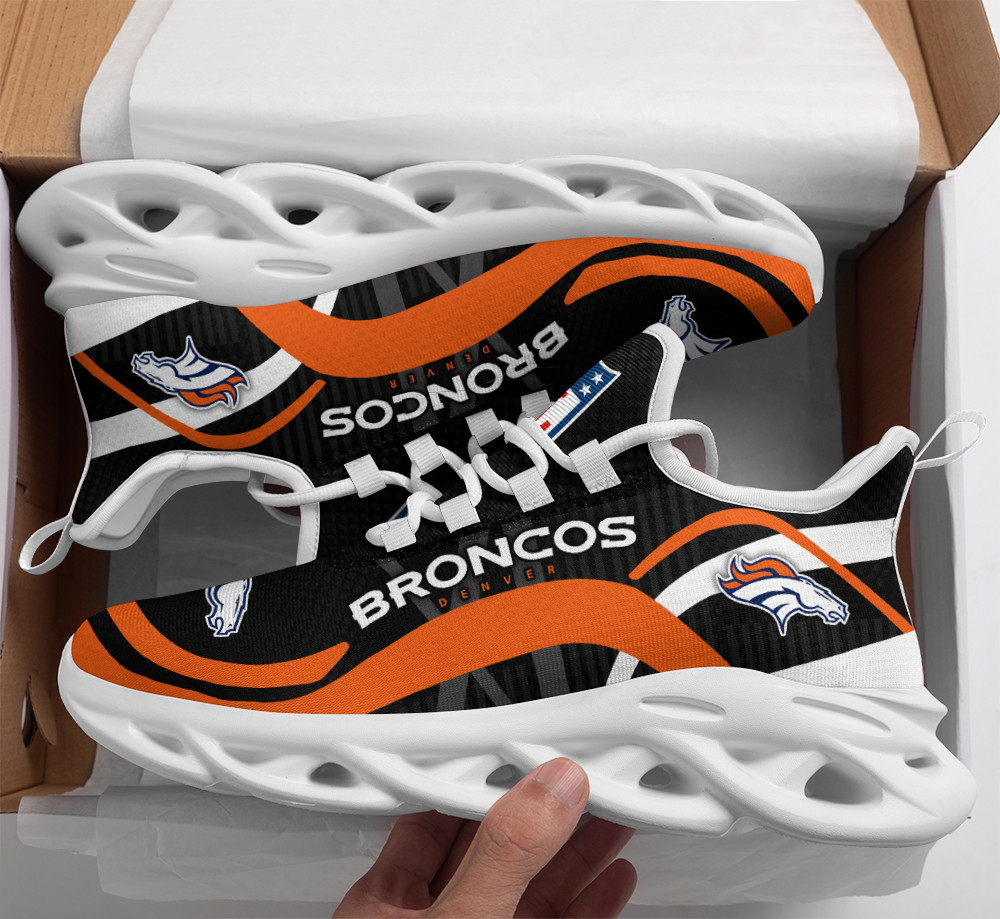 JWFancy Denver Broncos NFL Max Soul Shoes Sneakers For Men And Women