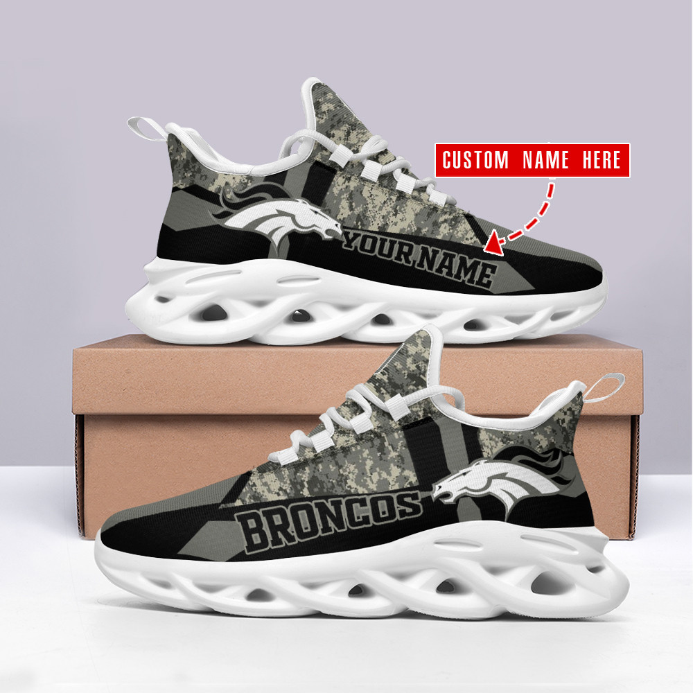 JWFancy Denver Broncos NFL Max Soul Shoes Sneakers For Men And Women