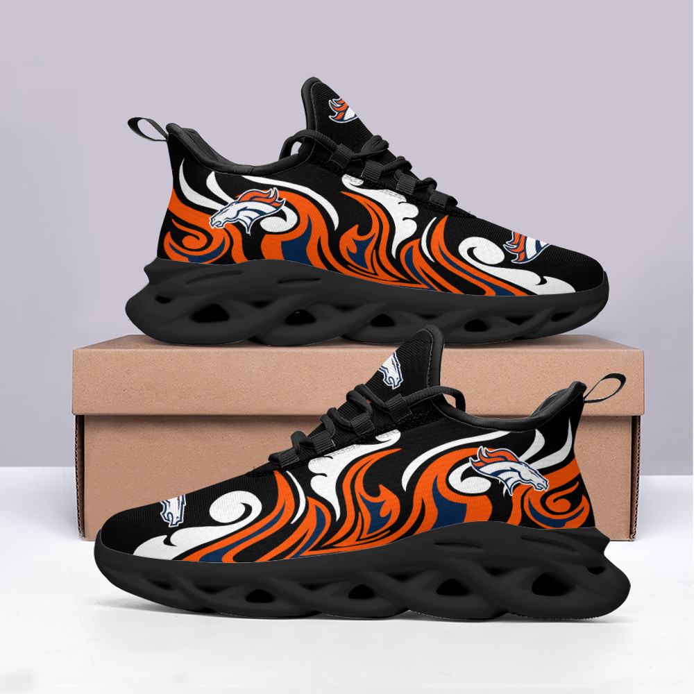 JWFancy Denver Broncos NFL Max Soul Shoes Sneakers For Men And Women