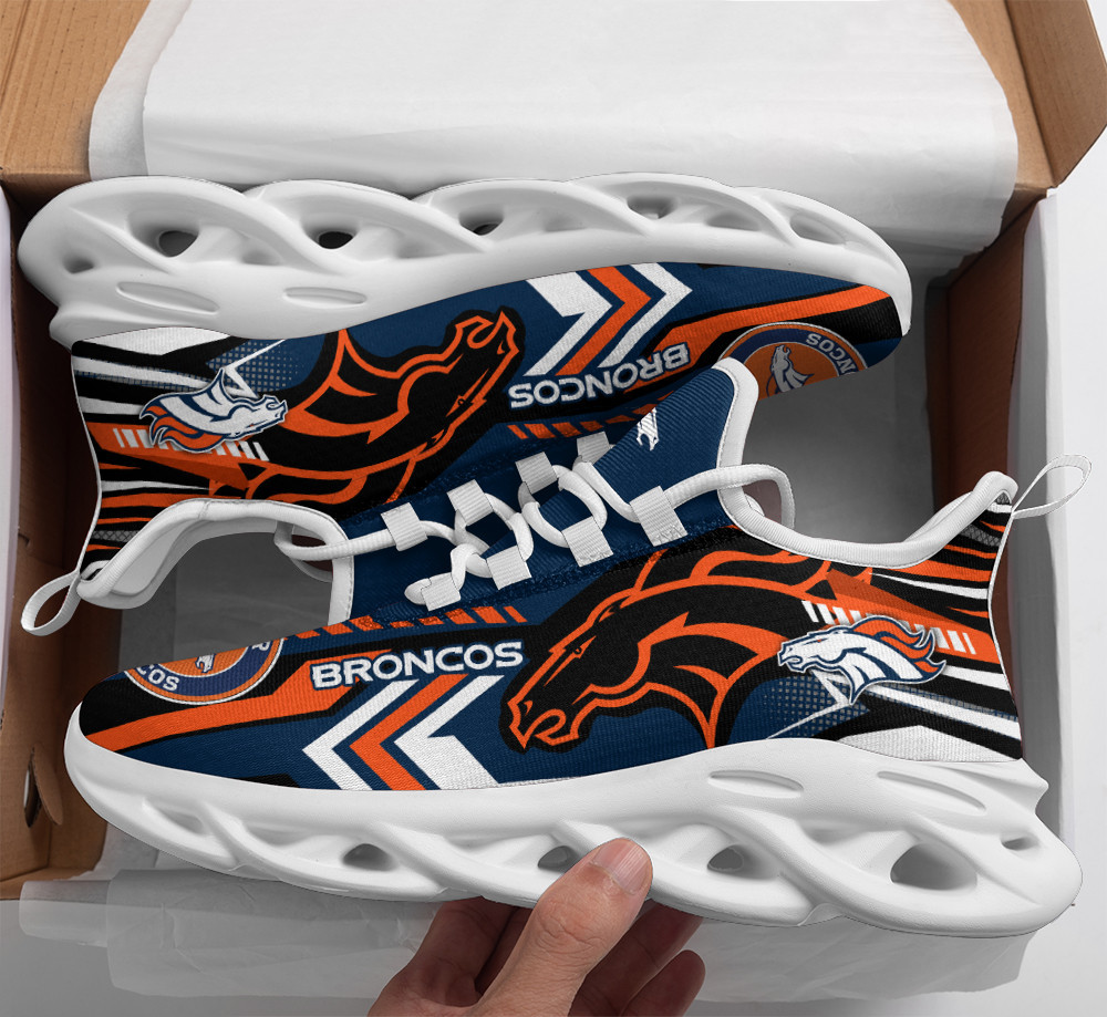 JWFancy Denver Broncos NFL Max Soul Shoes Sneakers For Men And Women