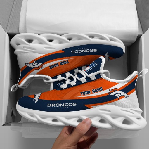 JWFancy Denver Broncos NFL Max Soul Shoes Sneakers For Men And Women