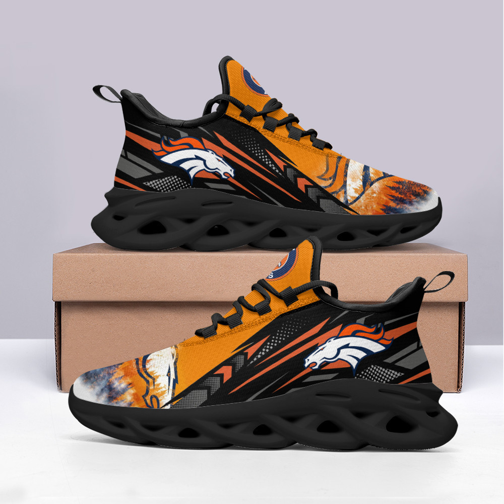JWFancy Denver Broncos NFL Max Soul Shoes Sneakers For Men And Women