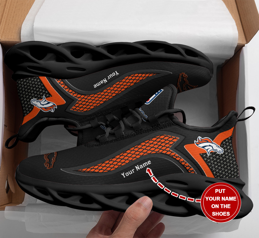 JWFancy Denver Broncos NFL Max Soul Shoes Sneakers For Men And Women