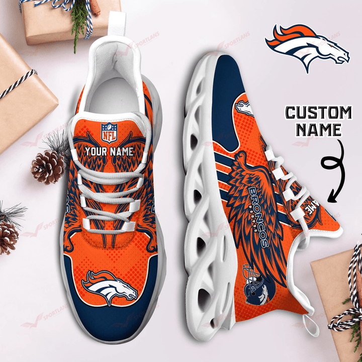 JWFancy Denver Broncos NFL Max Soul Shoes Sneakers For Men And Women