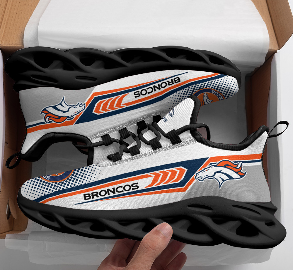 JWFancy Denver Broncos NFL Max Soul Shoes Sneakers For Men And Women