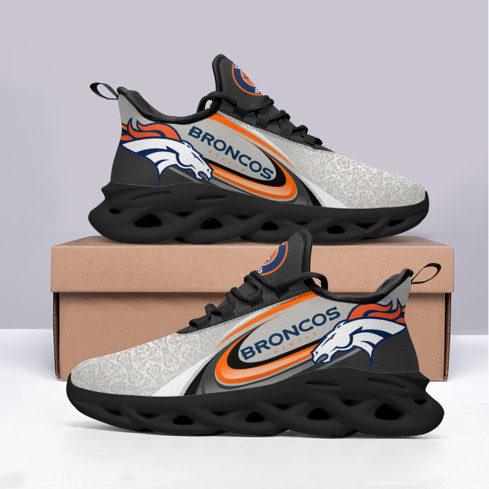 JWFancy Denver Broncos NFL Max Soul Shoes Sneakers For Men And Women