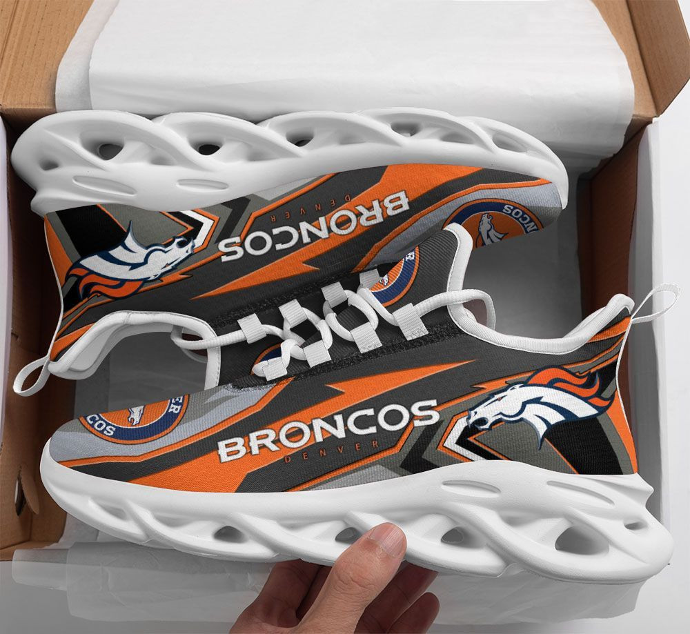 JWFancy Denver Broncos NFL Max Soul Shoes Sneakers For Men And Women