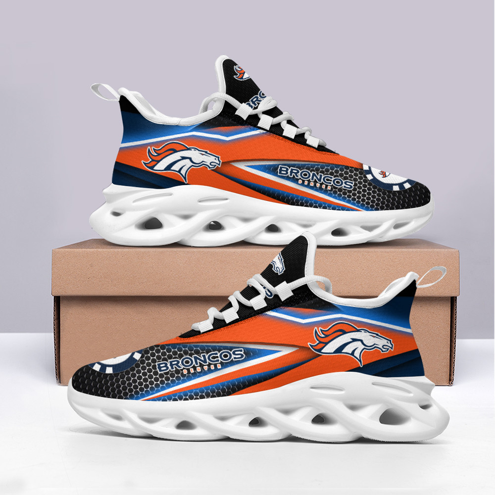 JWFancy Denver Broncos NFL Max Soul Shoes Sneakers For Men And Women