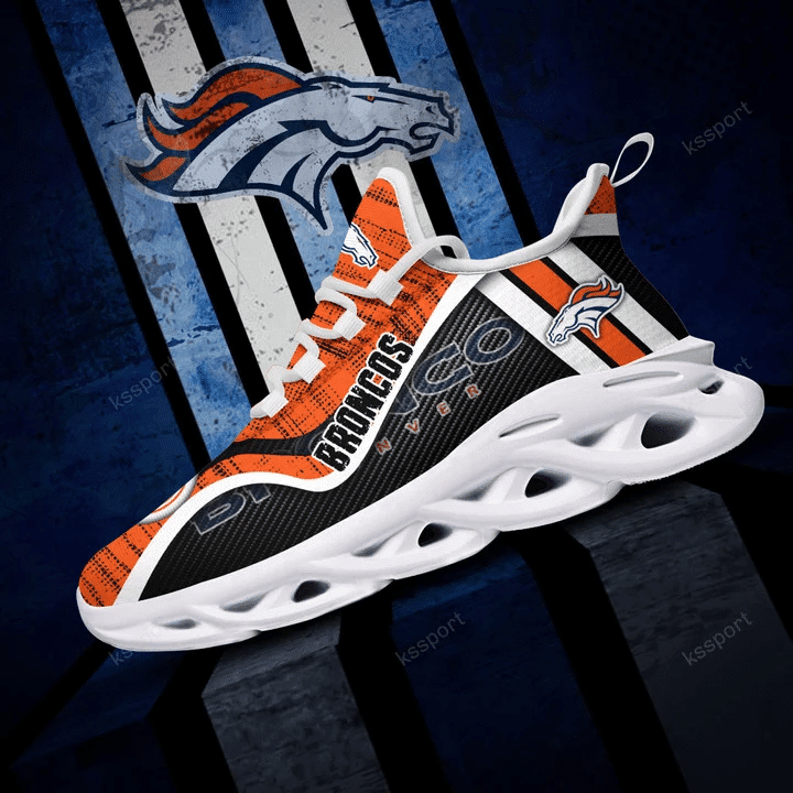 JWFancy Denver Broncos NFL Max Soul Shoes Sneakers For Men And Women
