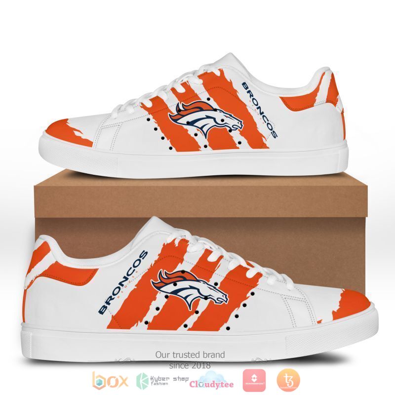 JWFancy Denver Broncos Skate Stan Shoes Sneakes For Men And Women