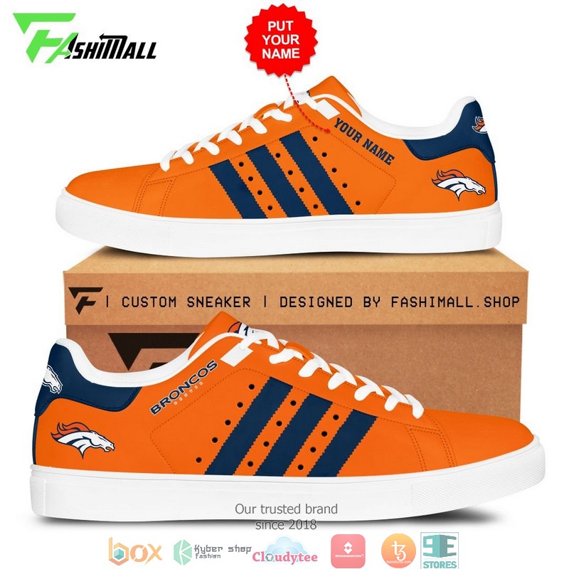 JWFancy Denver Broncos Skate Stan Shoes Sneakes For Men And Women