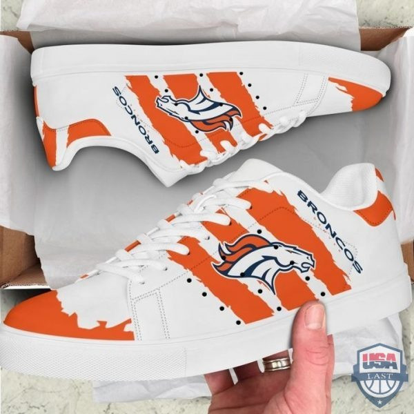 JWFancy Denver Broncos Skate Stan Shoes Sneakes For Men And Women