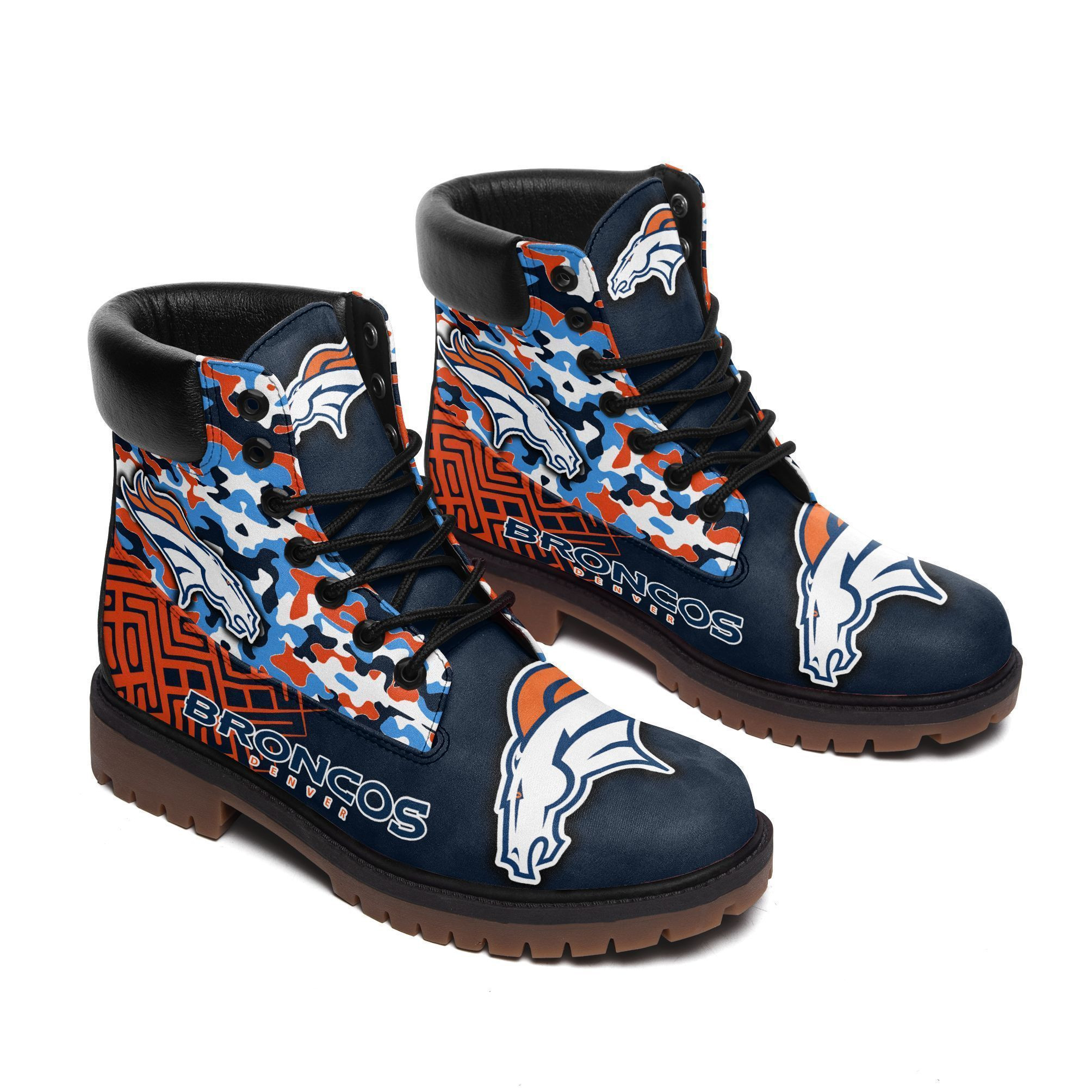 JWFancy Denver Broncos TBL Boots Shoes For Men And Women