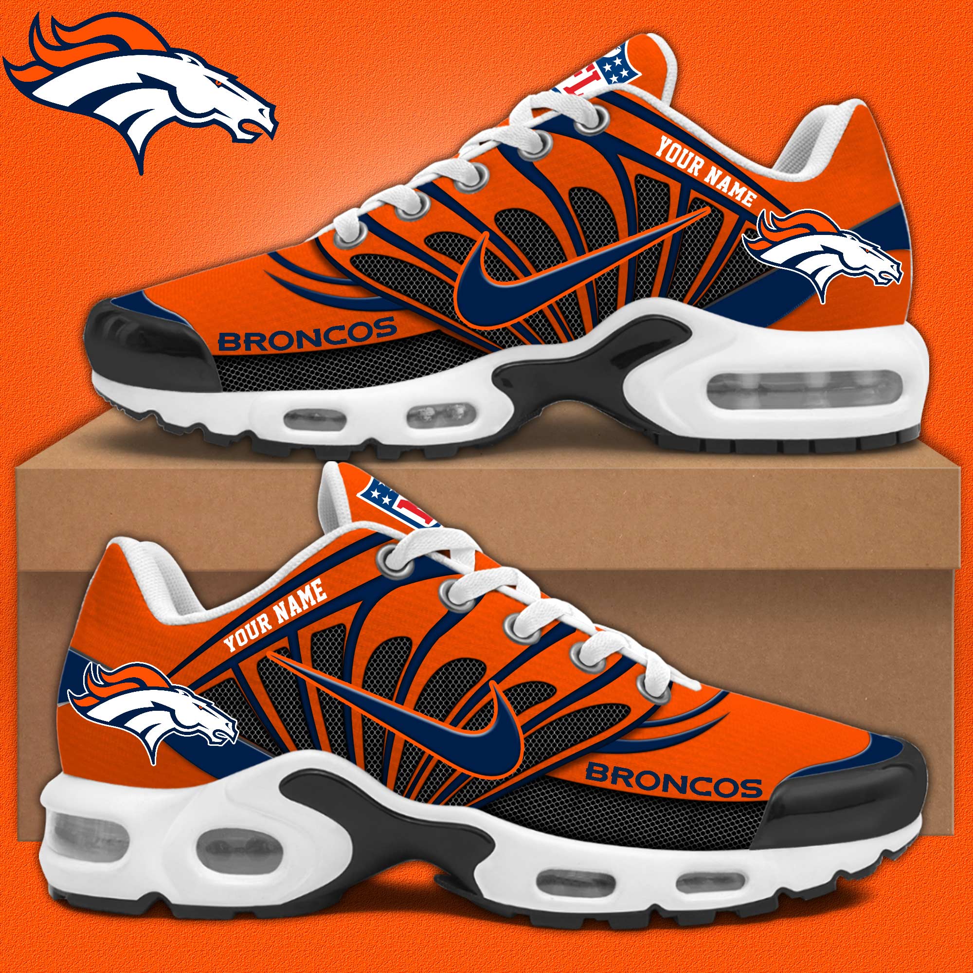 JWFancy Denver Broncos TN Shoes Sneakers For Men And Women