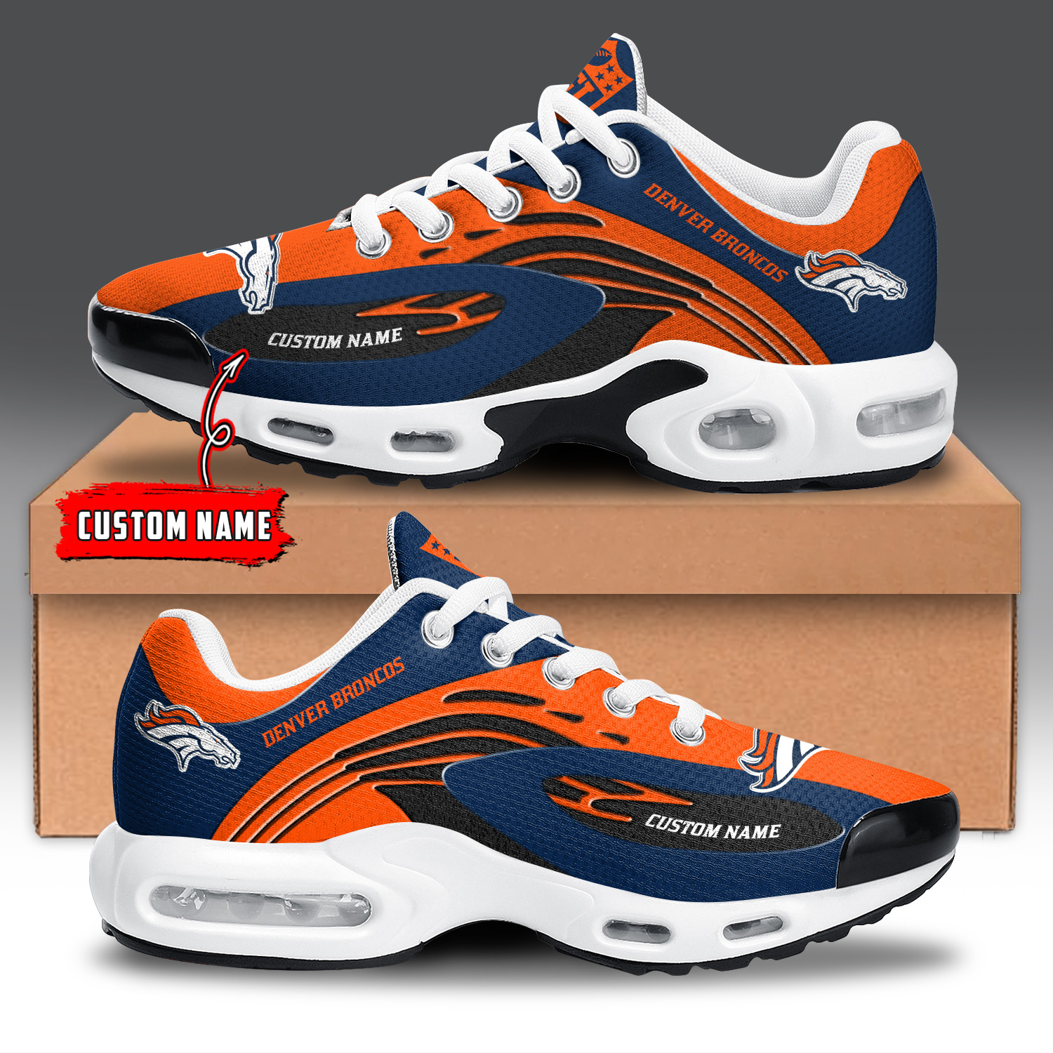 JWFancy Denver Broncos TN Shoes Sneakers For Men And Women