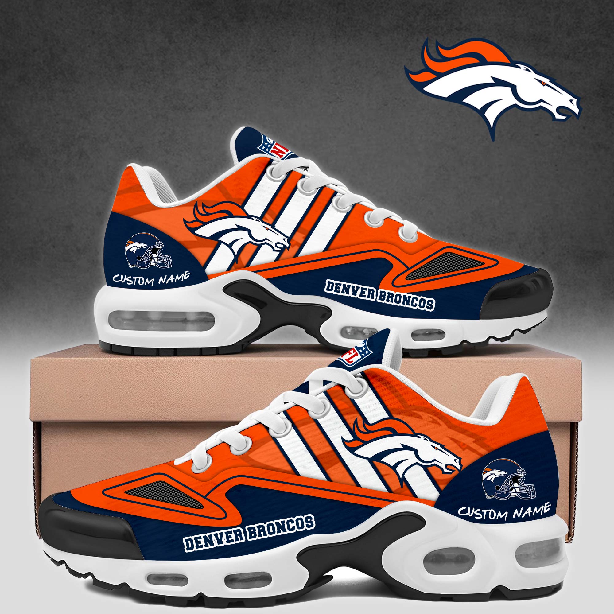 JWFancy Denver Broncos TN Shoes Sneakers For Men And Women