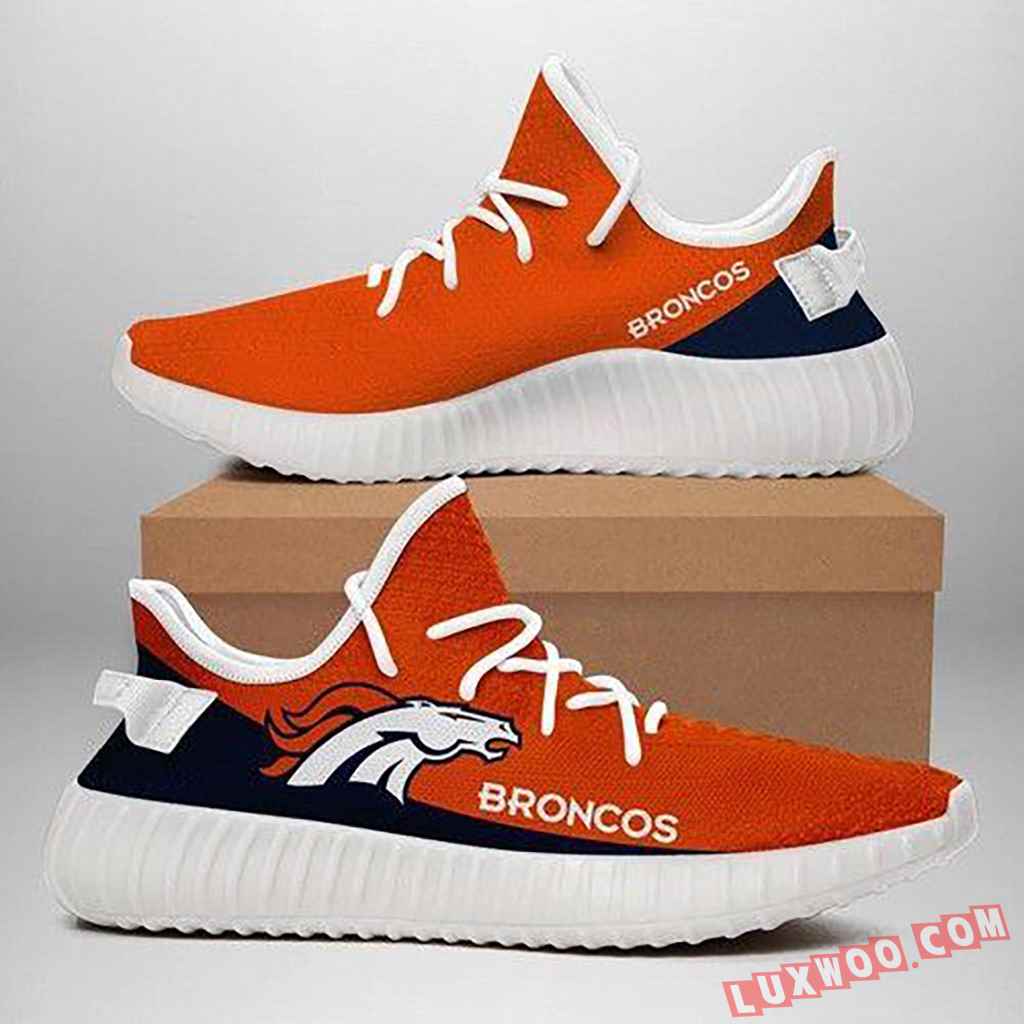 JWFancy Denver Broncos Yeezy Boost Shoes For Men And Women