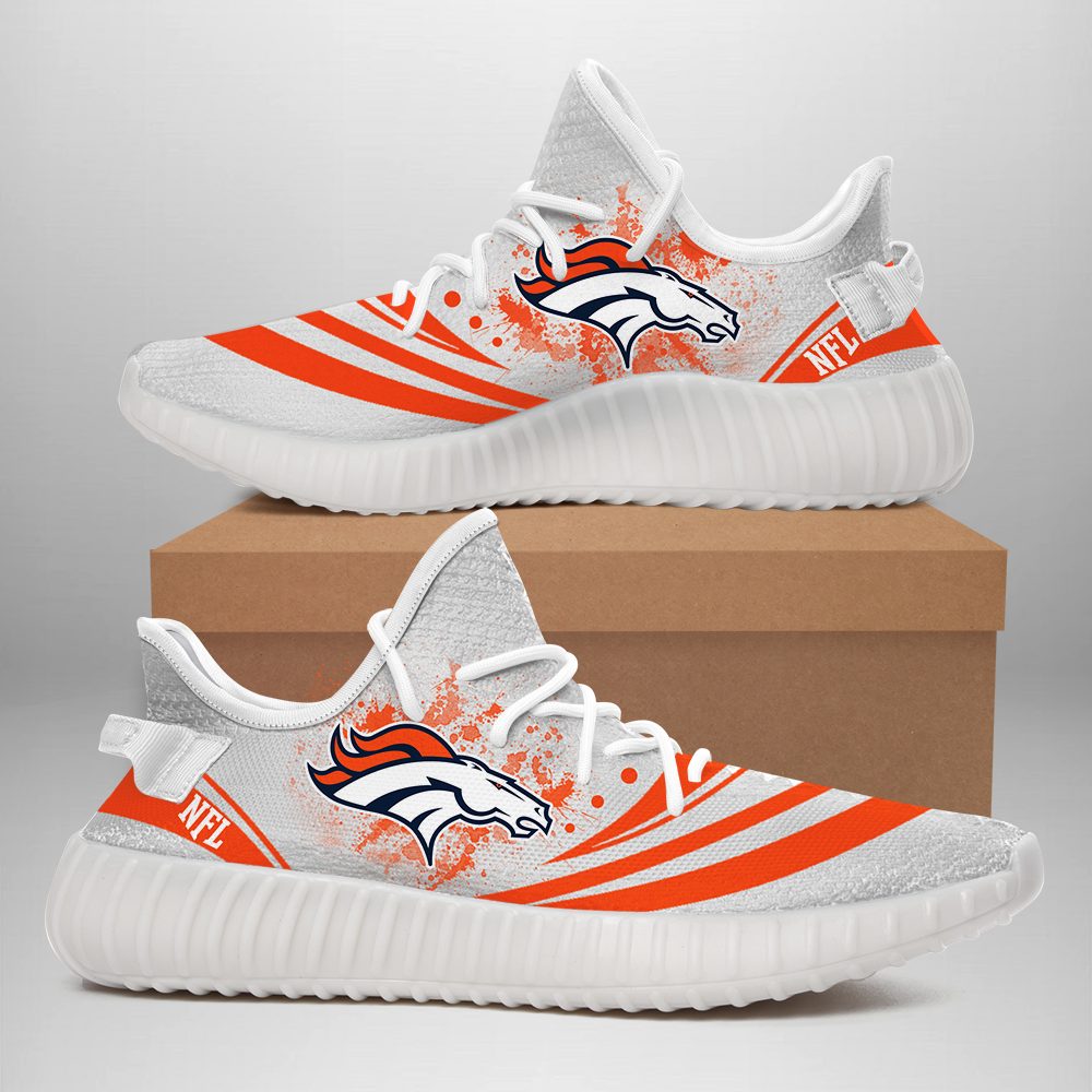 JWFancy Denver Broncos Yeezy Boost Shoes For Men And Women