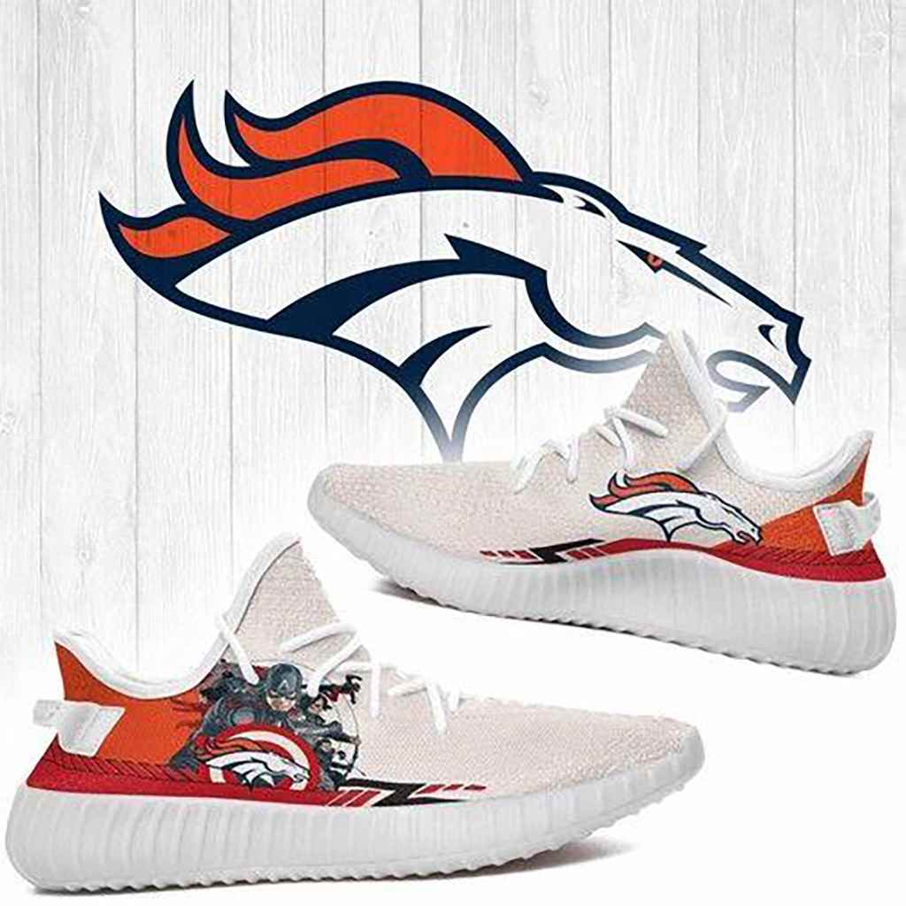 JWFancy Denver Broncos Yeezy Boost Shoes For Men And Women