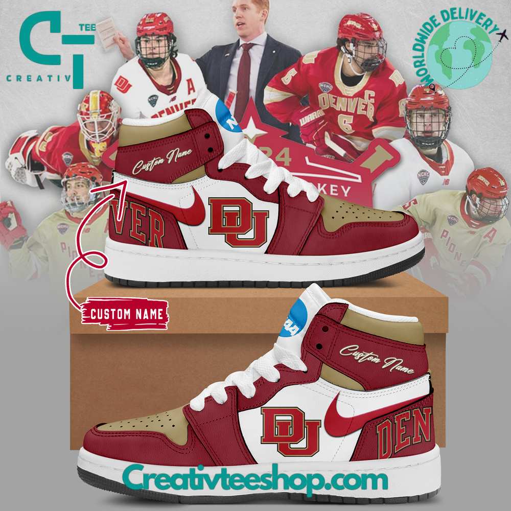 JWFancy Denver Hockey AJ1 High Sneakers Shoes For Men And Women