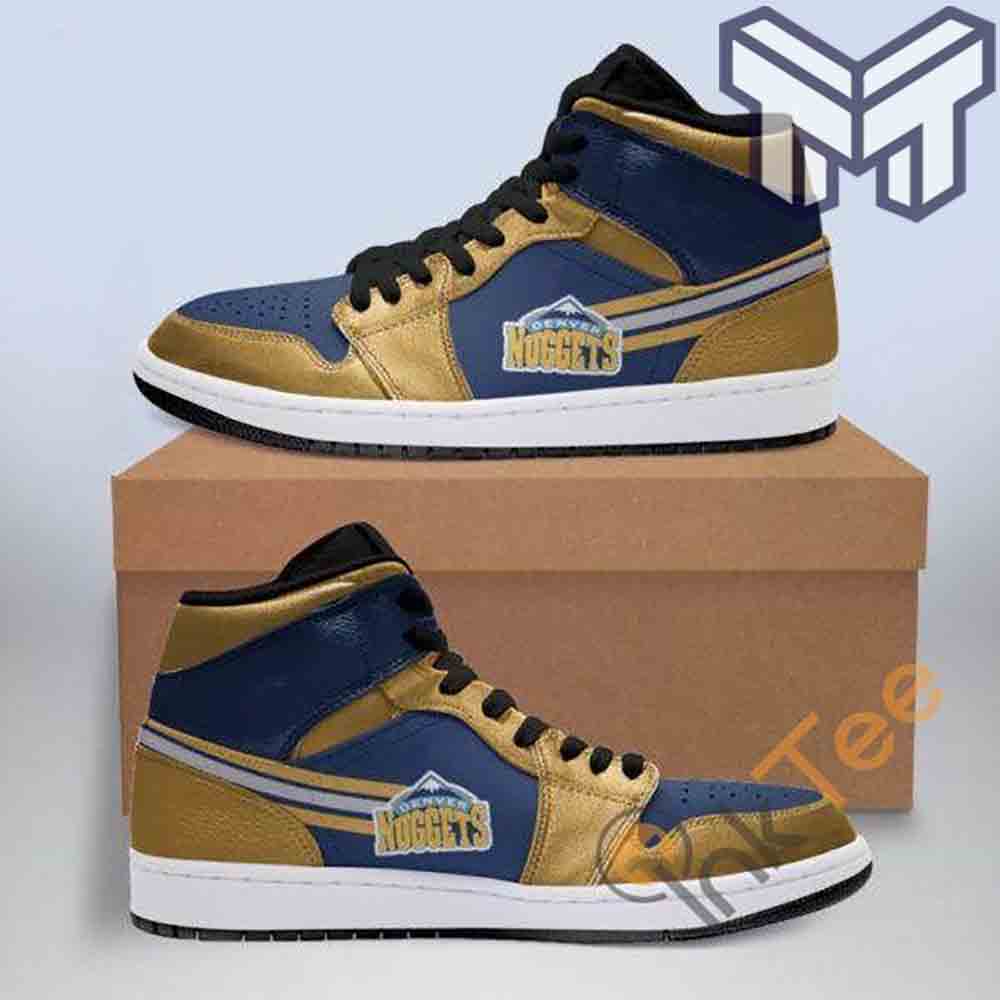 JWFancy Denver Nuggets AJ1 High Sneakers Shoes For Men And Women