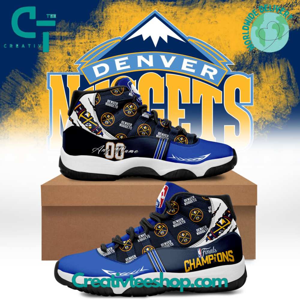 JWFancy Denver Nuggets AJ13 Sneakers Shoes For Men And Women