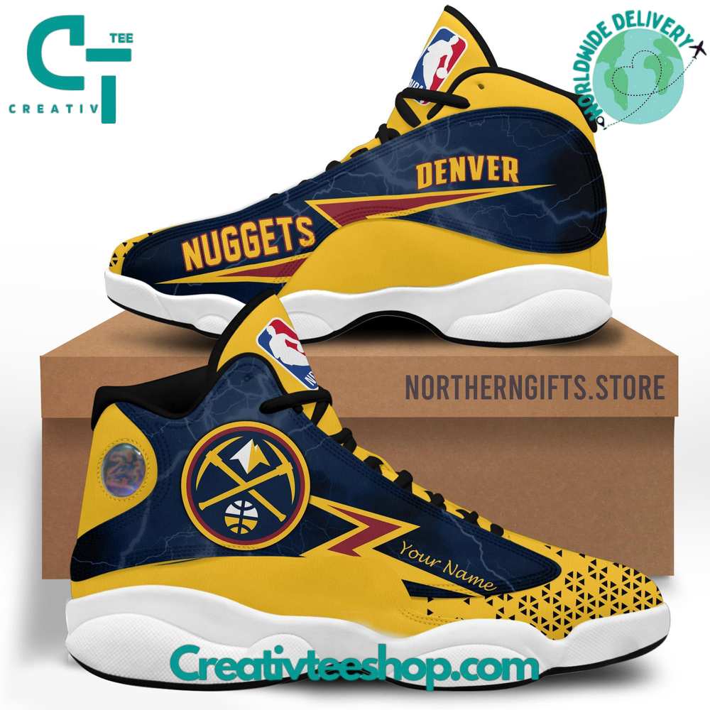 JWFancy Denver Nuggets AJ13 Sneakers Shoes For Men And Women