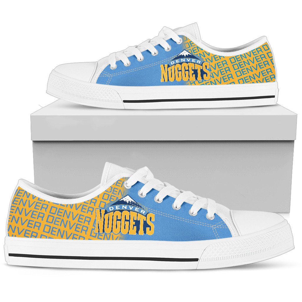 JWFancy Denver Nuggets Low Top Canvas Sneakers Shoes For Men And Women