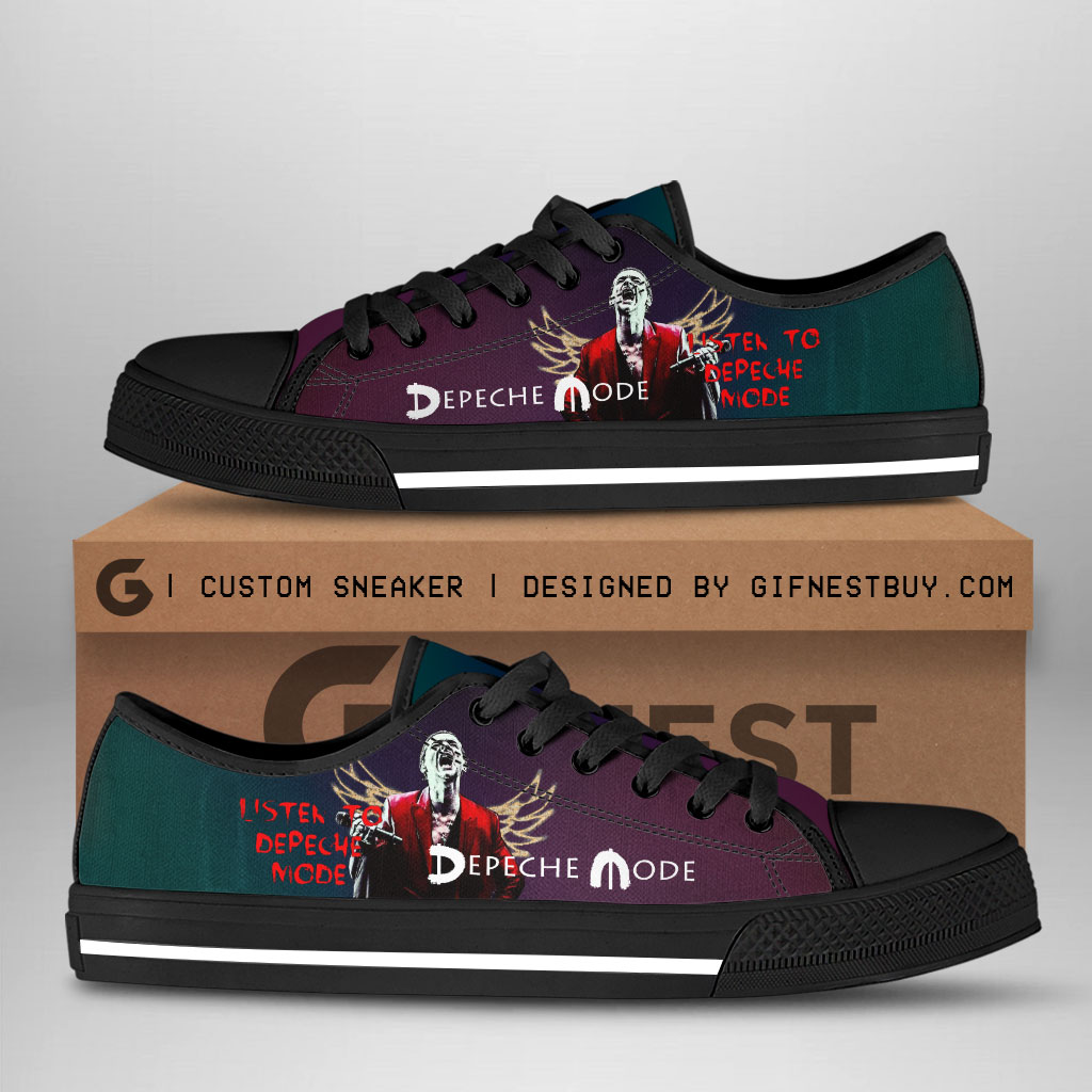 JWFancy Depeche Mode Low Top Canvas Sneakers Shoes For Men And Women