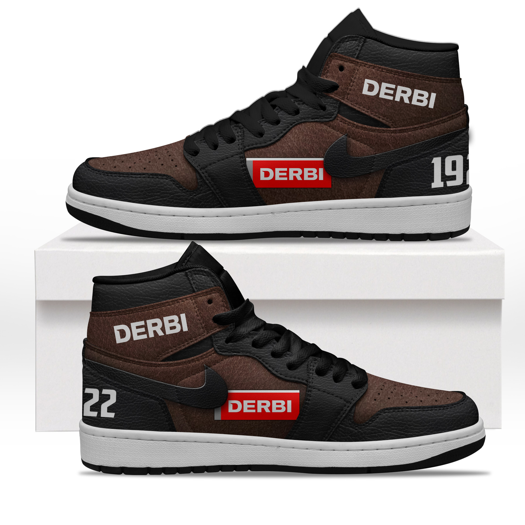 JWFancy Derbi High Sneakers Shoes For Men And Women