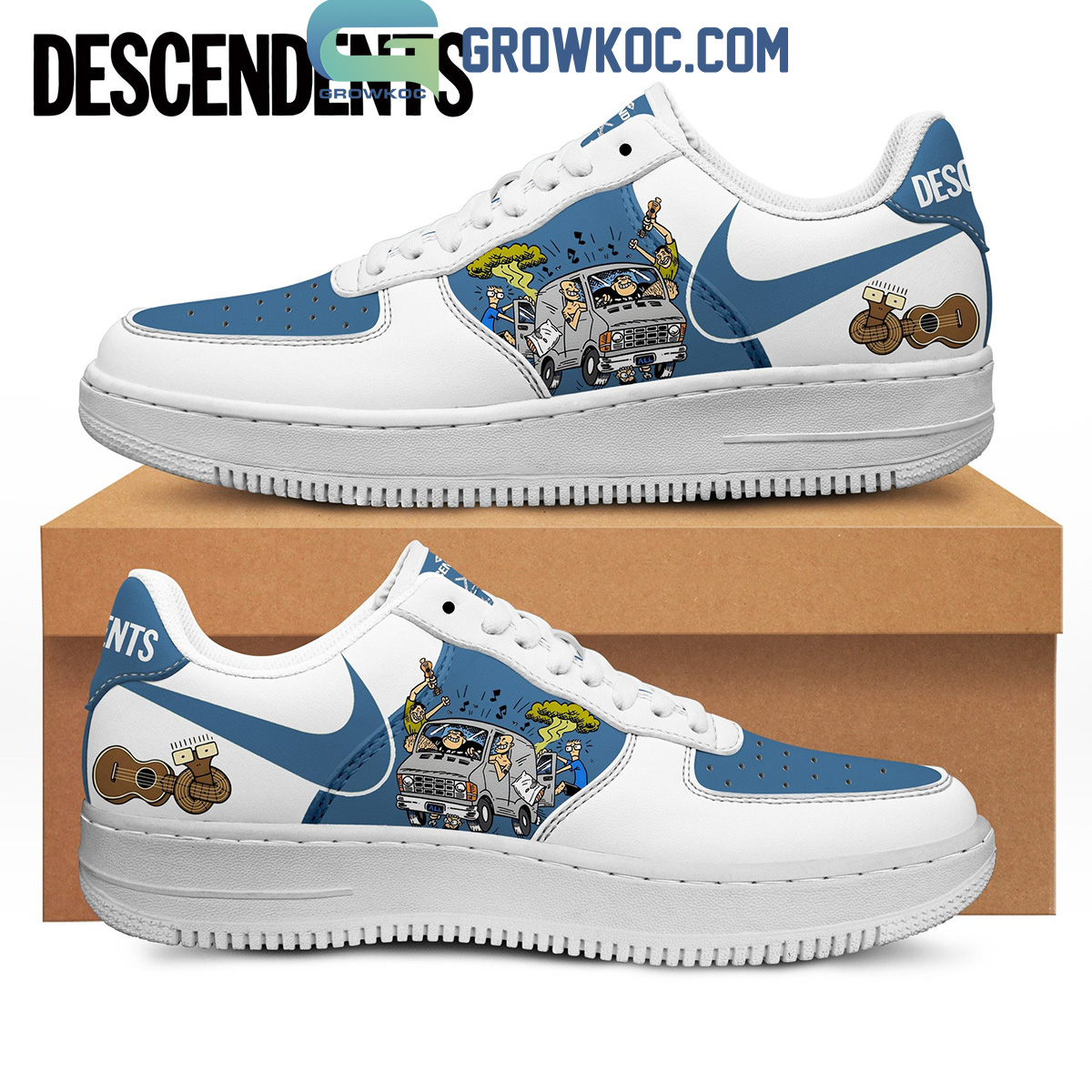 JWFancy Descendents Air Low-Top Sneakers Shoes For Men And Women
