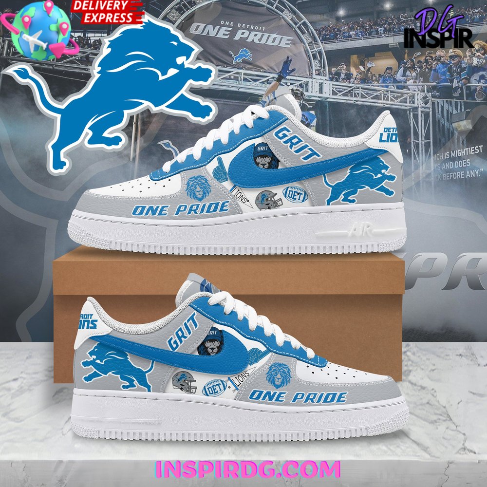 JWFancy Detroit Lions Air Low-Top Sneakers Shoes For Men And Women