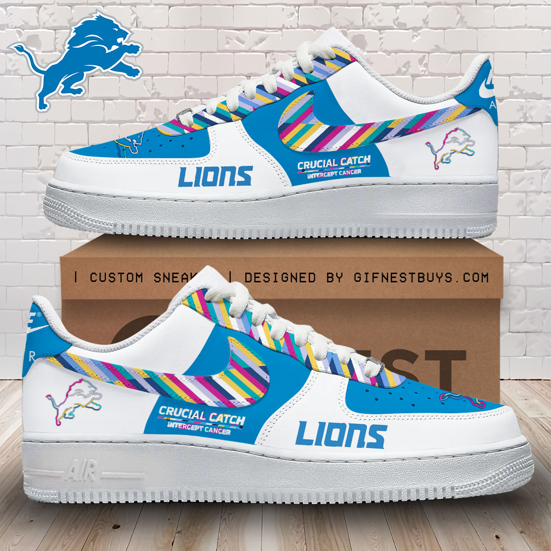 JWFancy Detroit Lions Air Low-Top Sneakers Shoes For Men And Women